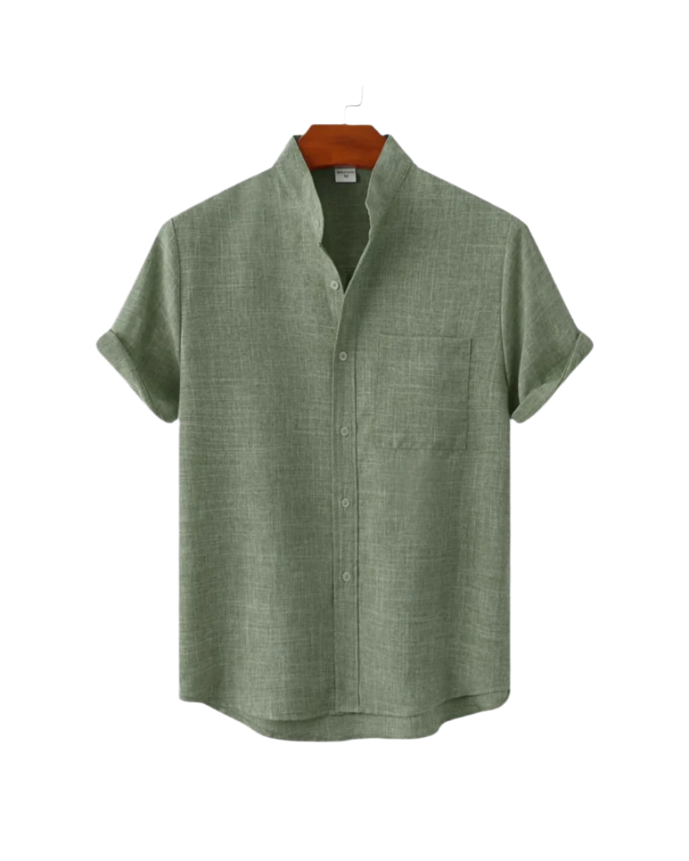 Venice Linen Shirt Med korte ærmer