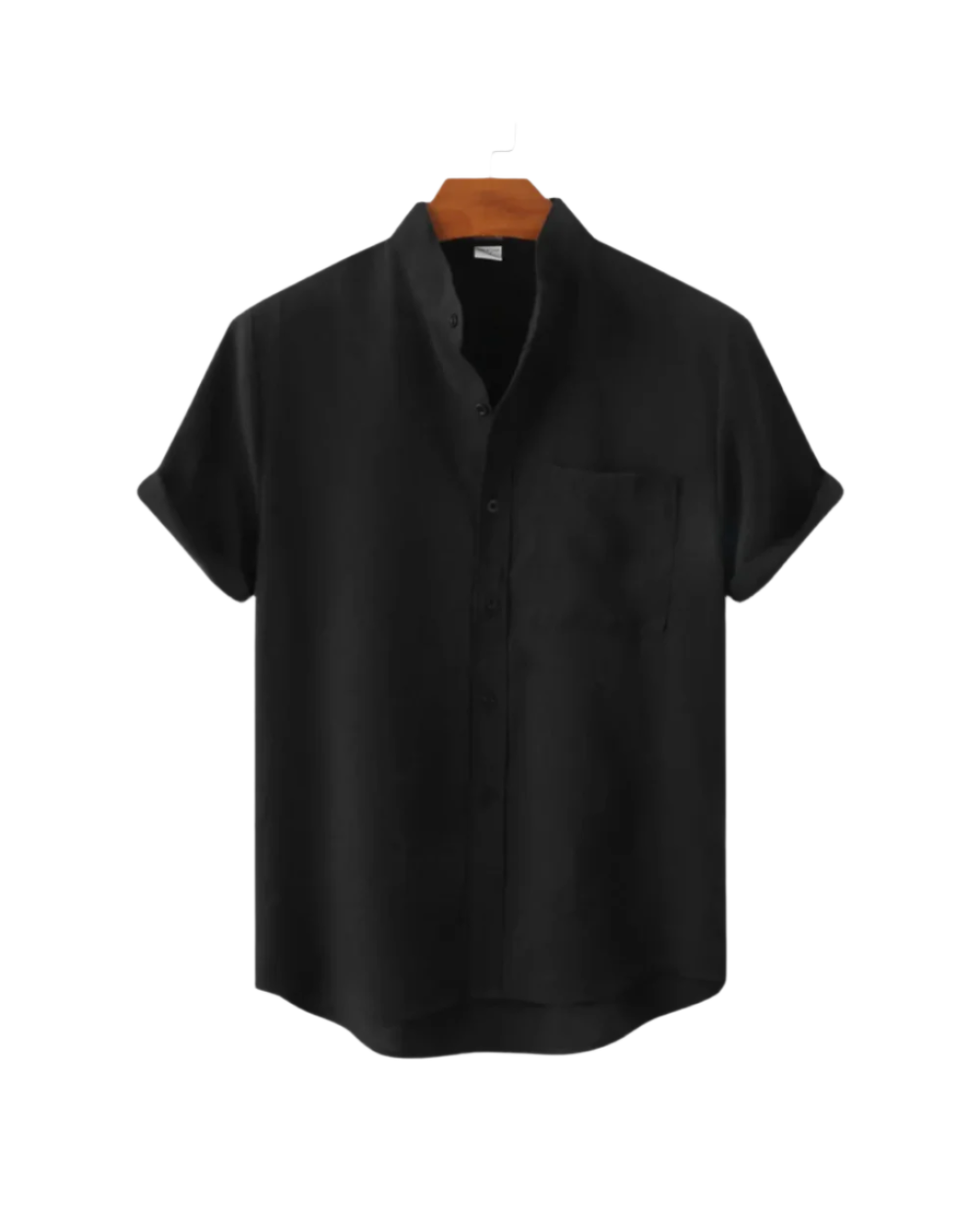 Venice Linen Shirt Med korte ærmer