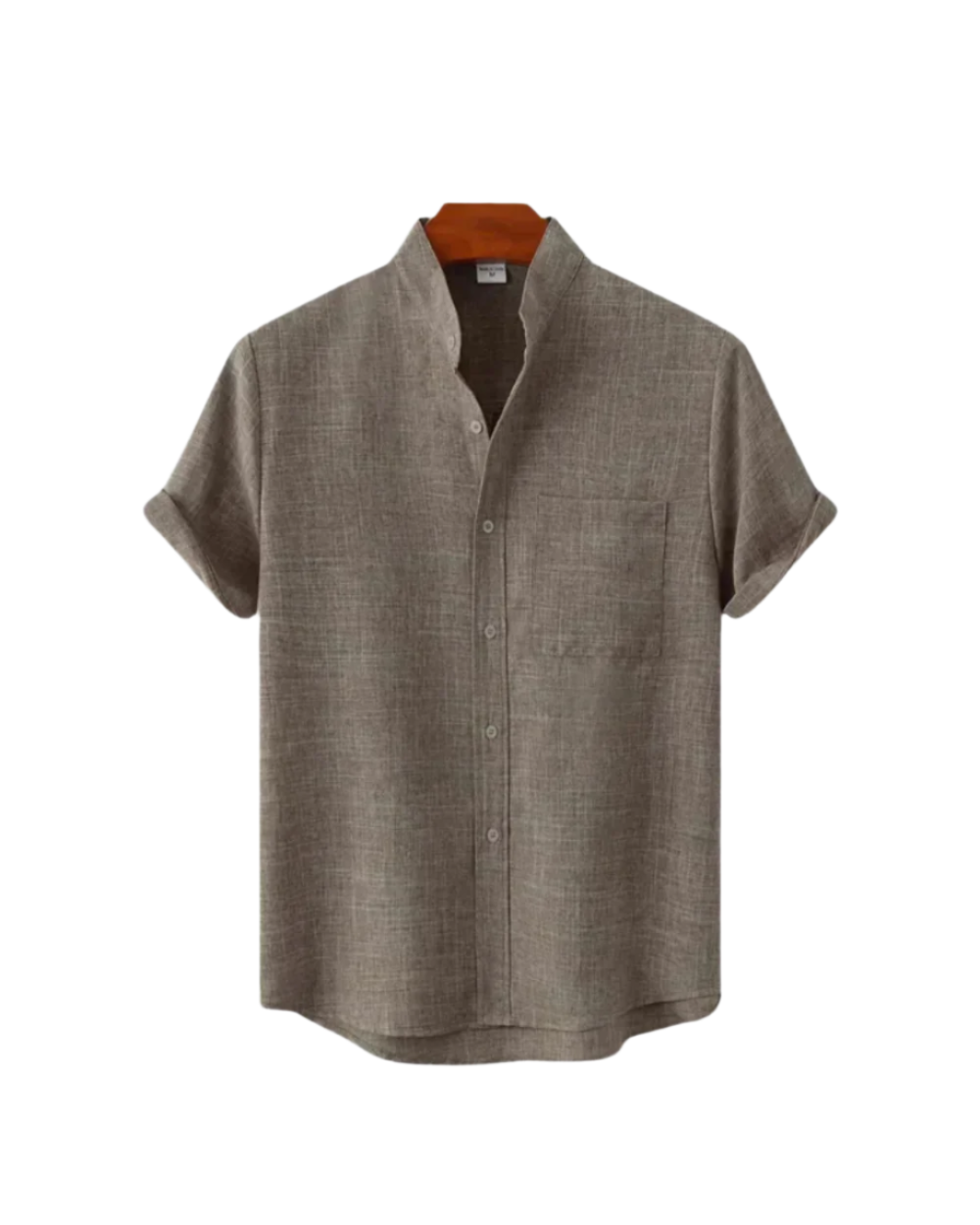 Venice Linen Shirt Med korte ærmer