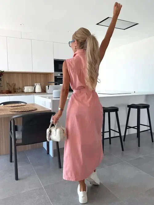 Ivy | Maxi Denim-kjole