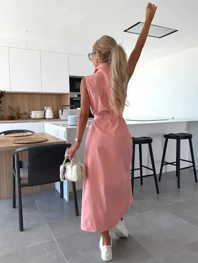 Ivy | Maxi Denim-kjole