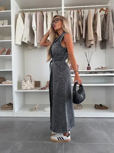 Ivy | Maxi Denim-kjole