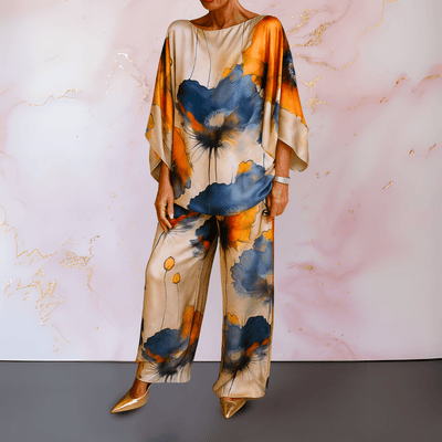 Mona™ | Satin todelt sæt til kvinder