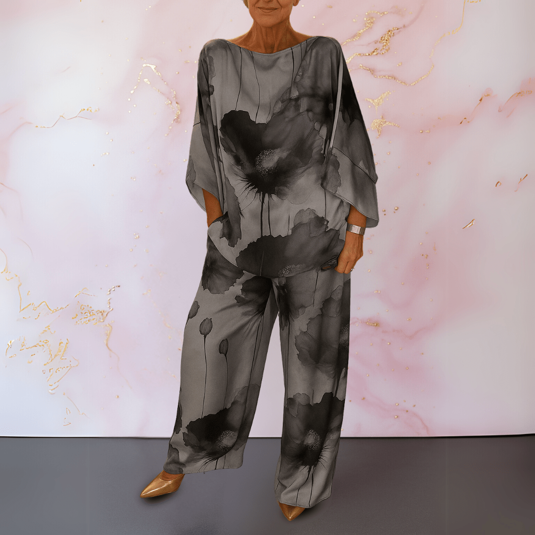 Mona™ | Satin todelt sæt til kvinder