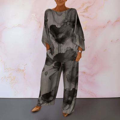 Mona™ | Satin todelt sæt til kvinder