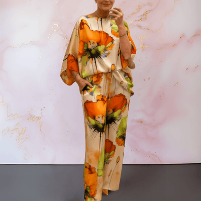 Mona™ | Satin todelt sæt til kvinder